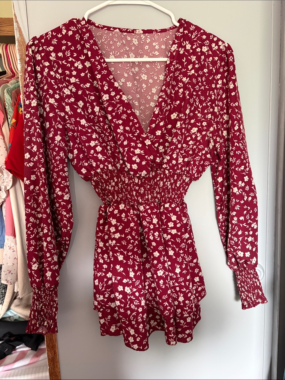 Blouse flowers size S